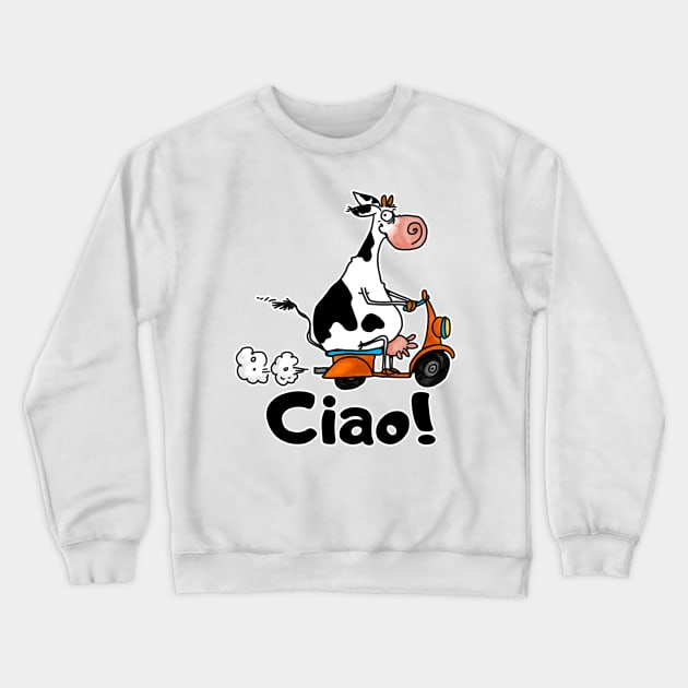 Ciao! Crewneck Sweatshirt by Corrie Kuipers